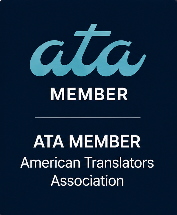 ATA Member - American Translators Association